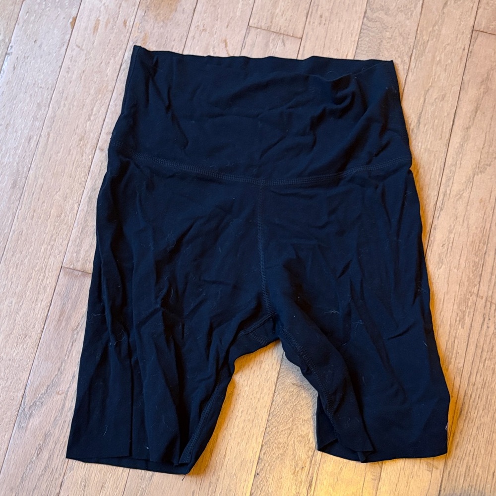 Black Women's High-Waisted Shorts